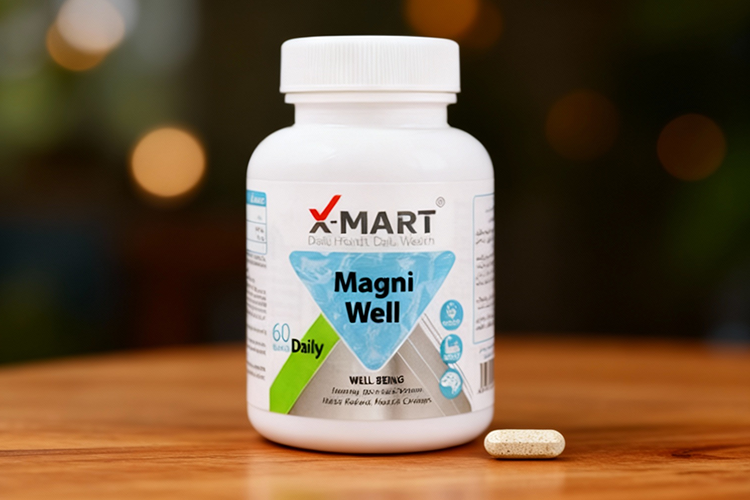 قرص مگنی ول ایکس مارت، مکملی برای جبران کمبود منیزیم